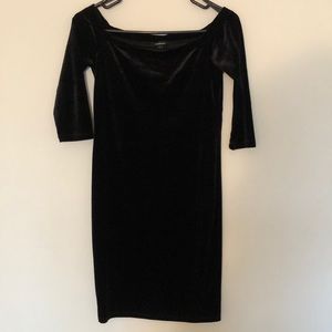 Women’s Little Black Dress - velvet
